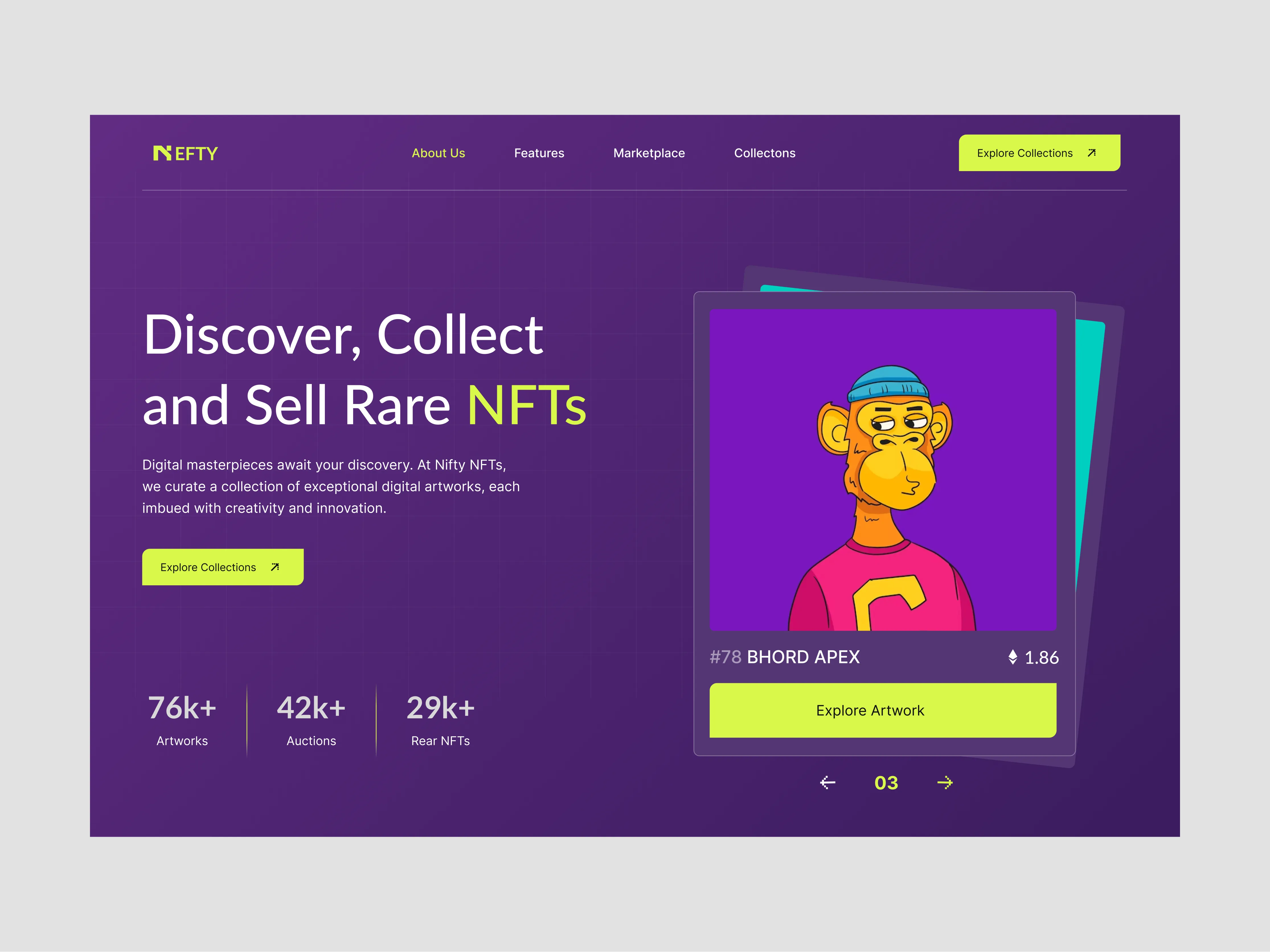 NFT marketplace design project
