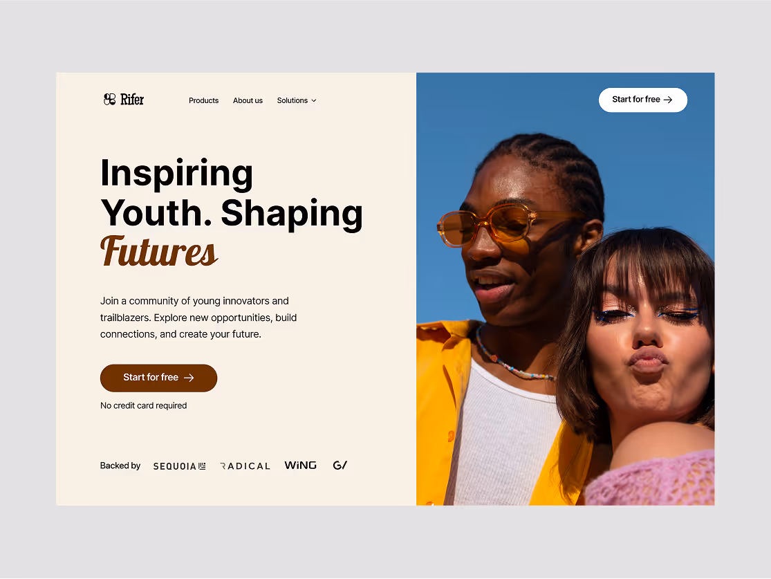 Brand identity and web design for Rifer
